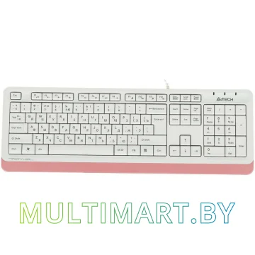 Комплект клавиатура + мышь A4Tech Fstyler F1010 (белый/розовый) картинка 5